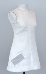 White Touchpad Dress, Barbara Layne Textile Technology